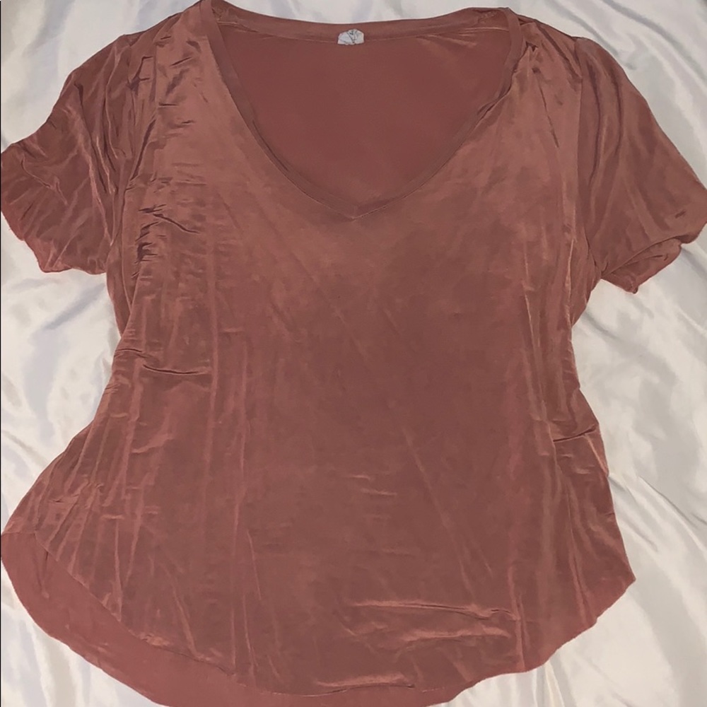 Soft orange blouse